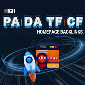 HIGH PA DA TF CF HOMEPAGE BACKLINKS